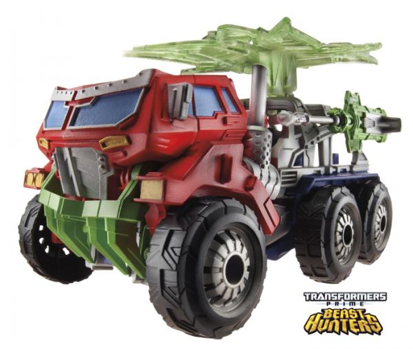 BotCon 2013: Official product images from Hasbro - Transformers Event: Transformers Prime Beast Hunters Voyager Beast Hunter Optimus Prime Vehicle